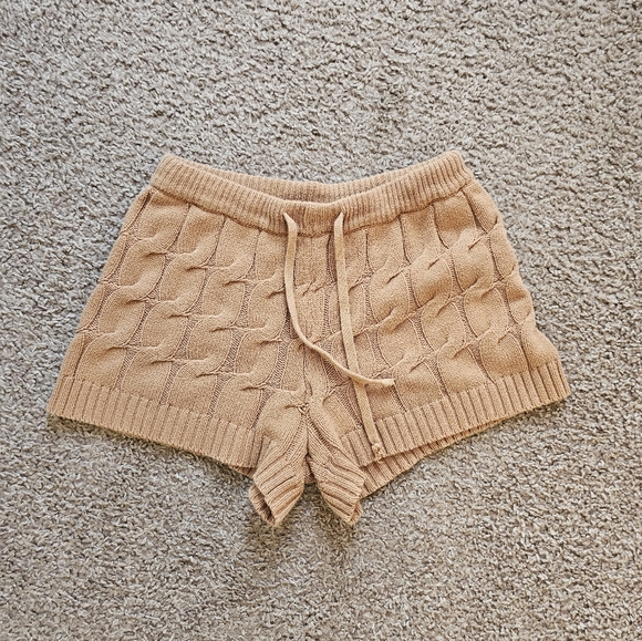 Anthropologie Saturday Sunday Ellyn Cable Knit Shorts Size Small - Picture 3 of 7
